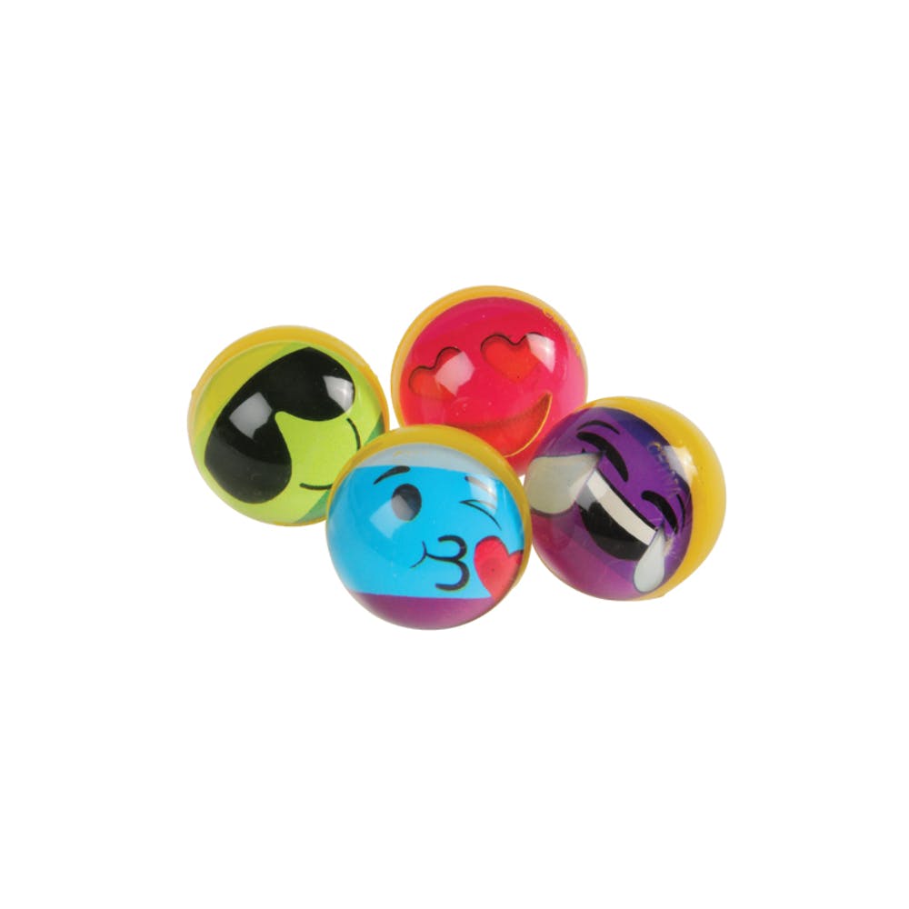 Emoji Bouncy Balls - Assorted 3