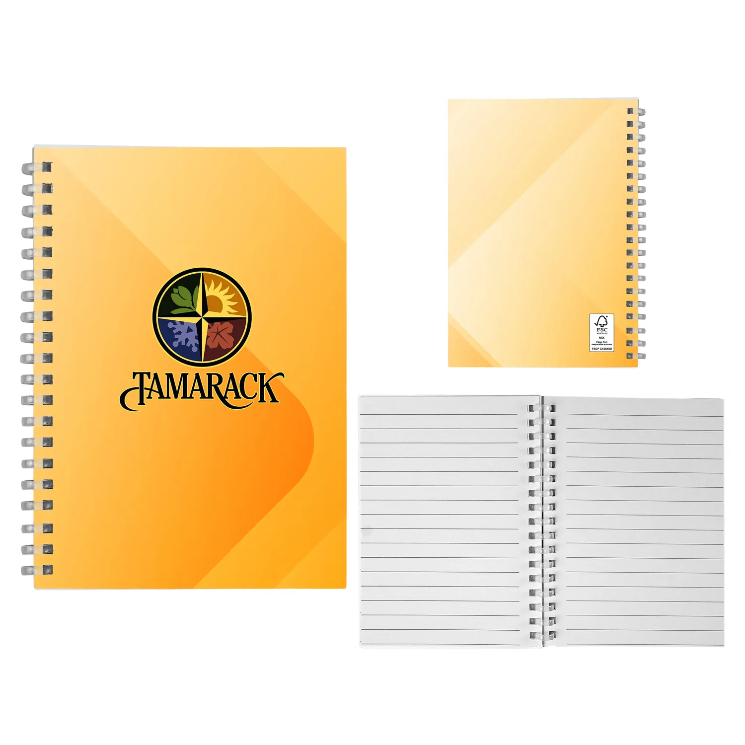 5" X 7" Soft Spiral Notebook 5