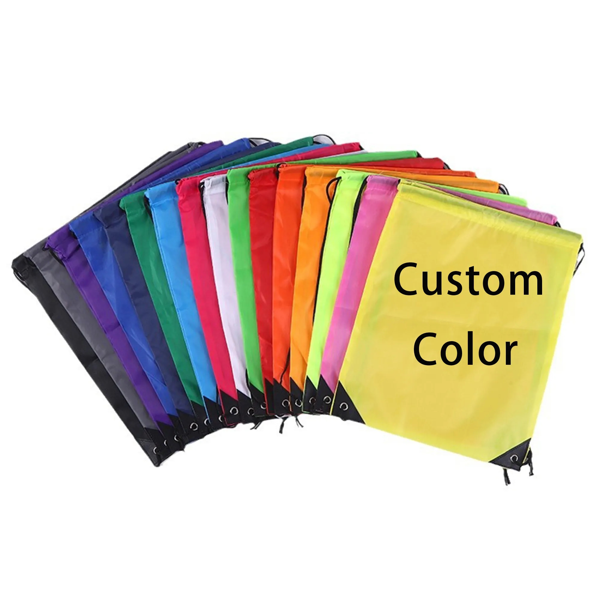 Premium 210D Polyester Drawstring Backpack 6