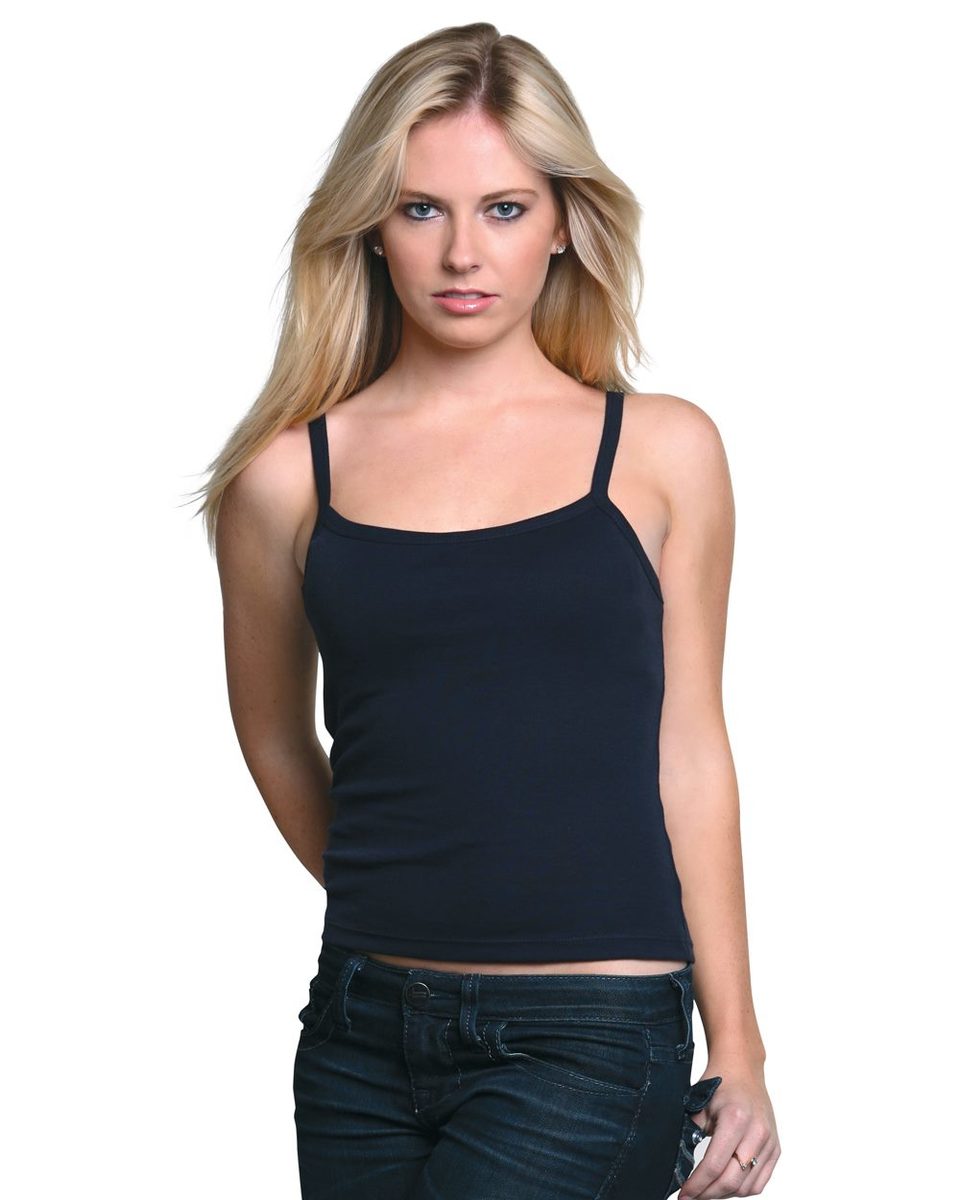 polyester spaghetti strap tank