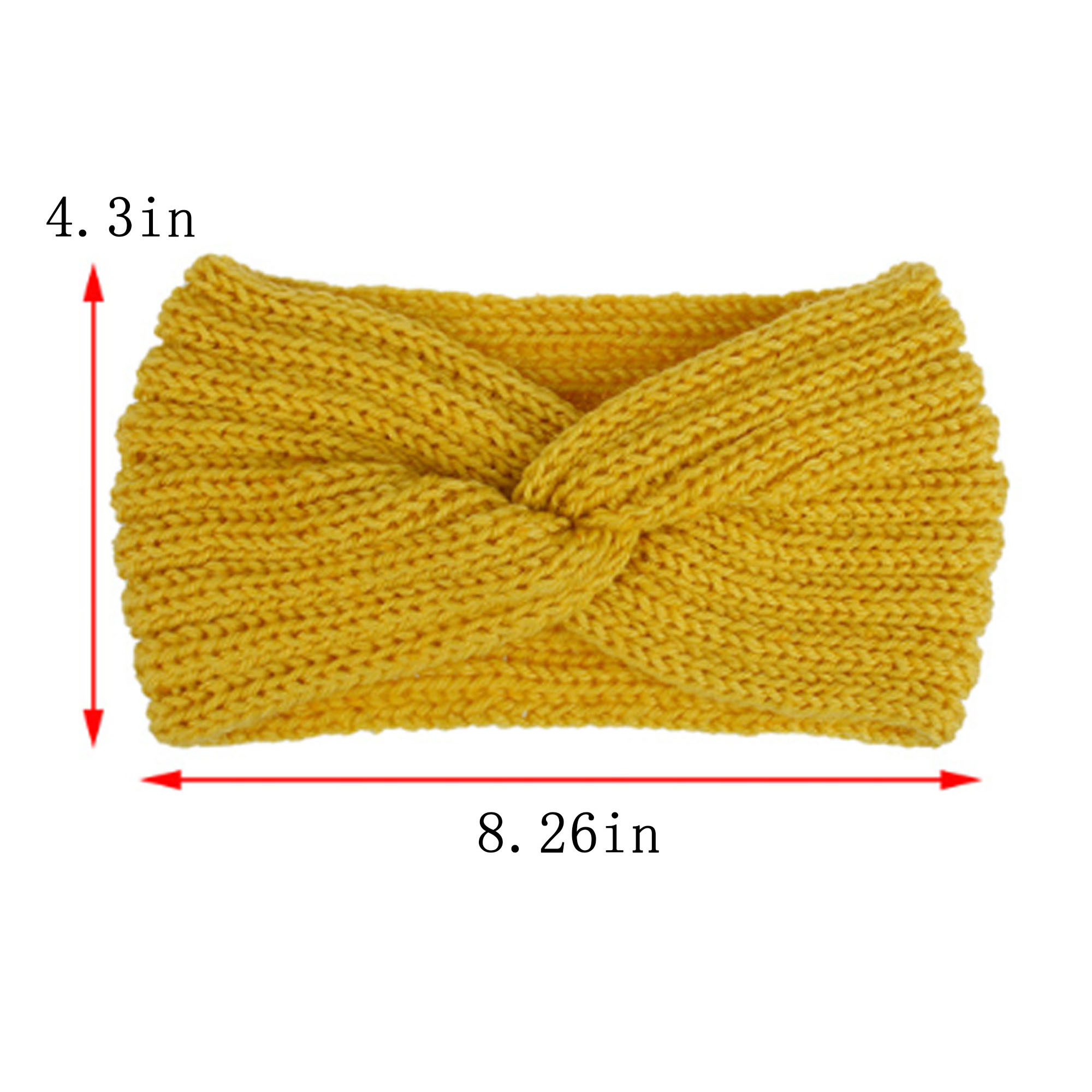 Cozy Chunky Knit Headbands with Braided Design for Winter 6