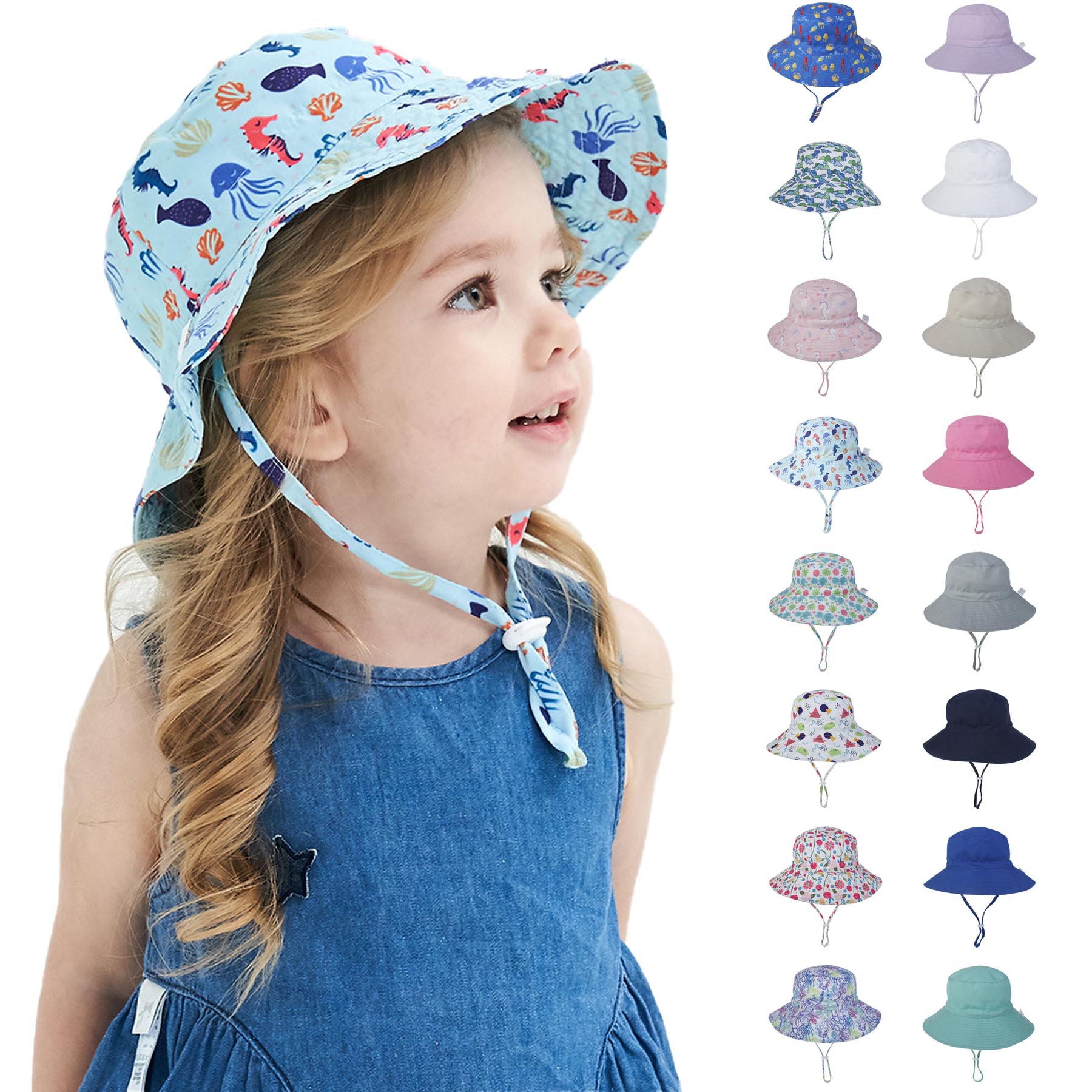 Toddler Bucket Sun Hat 6