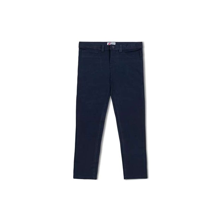 Girls Ponte Knit Pants - Size 20 Navy 3