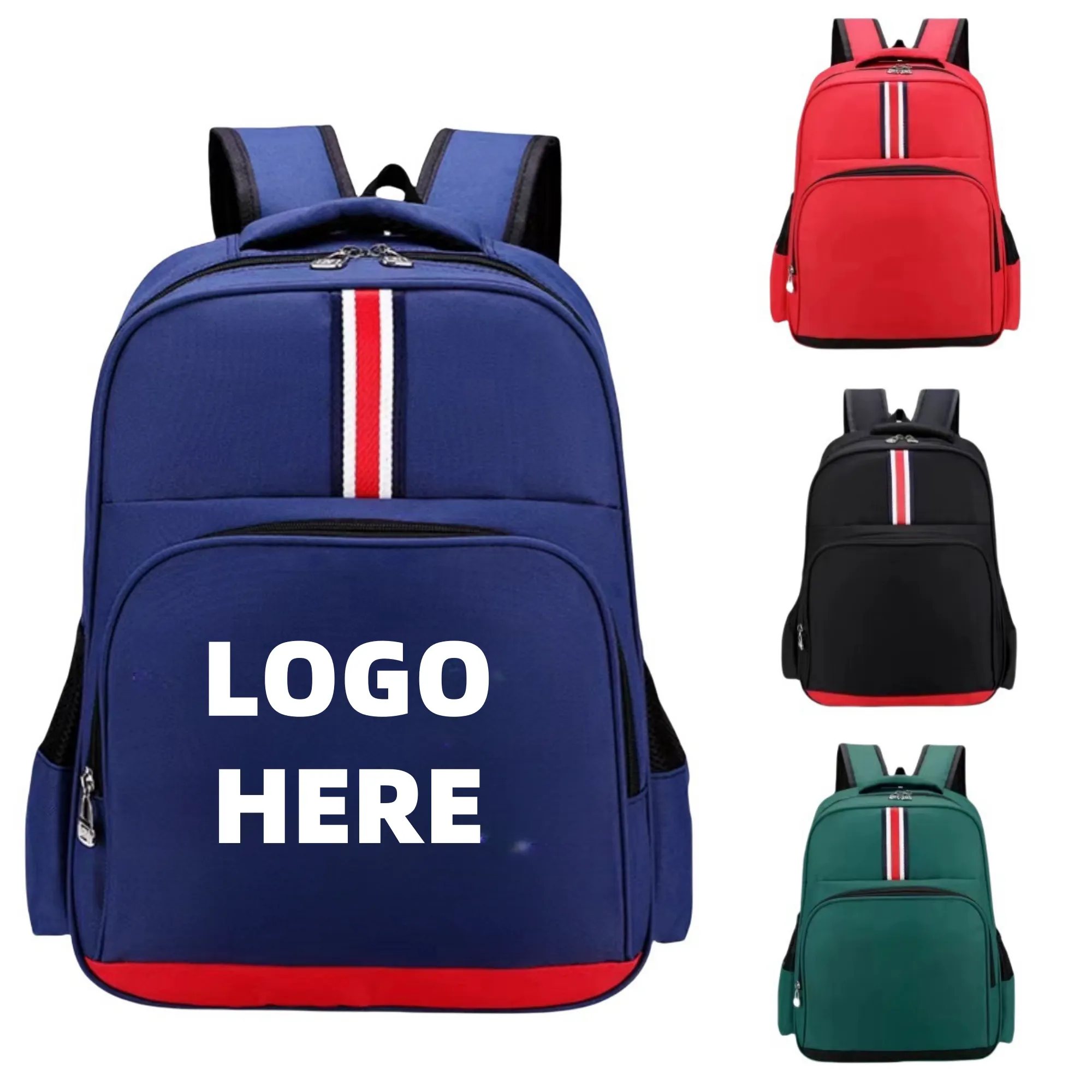 Large Capacity Shoulder Bag w/USB Charging Port & Reflective 3