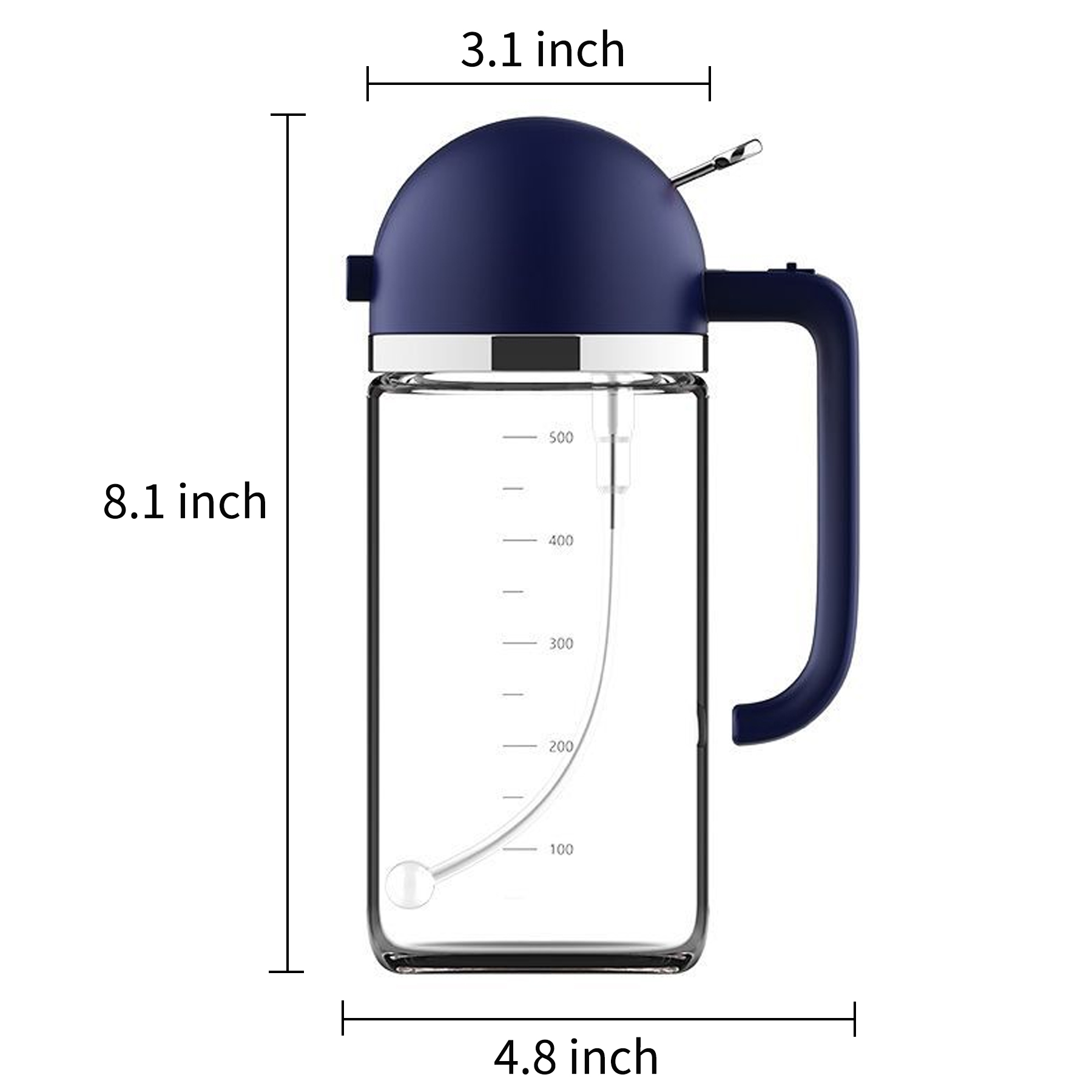 17oz 2 in 1 Olive Oil Sprayer Dispenser 6