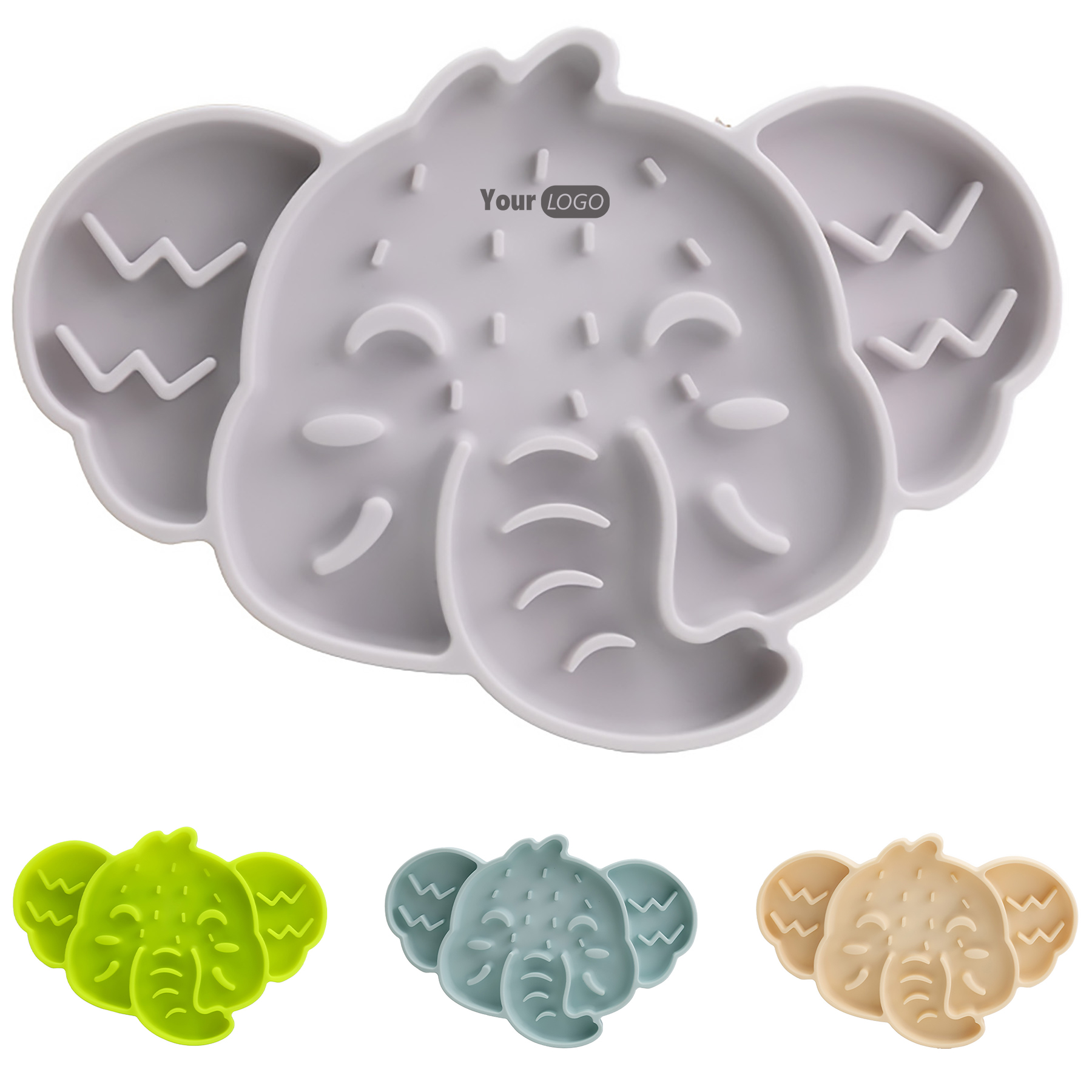 Silicone Pet Slow Food Plate 12