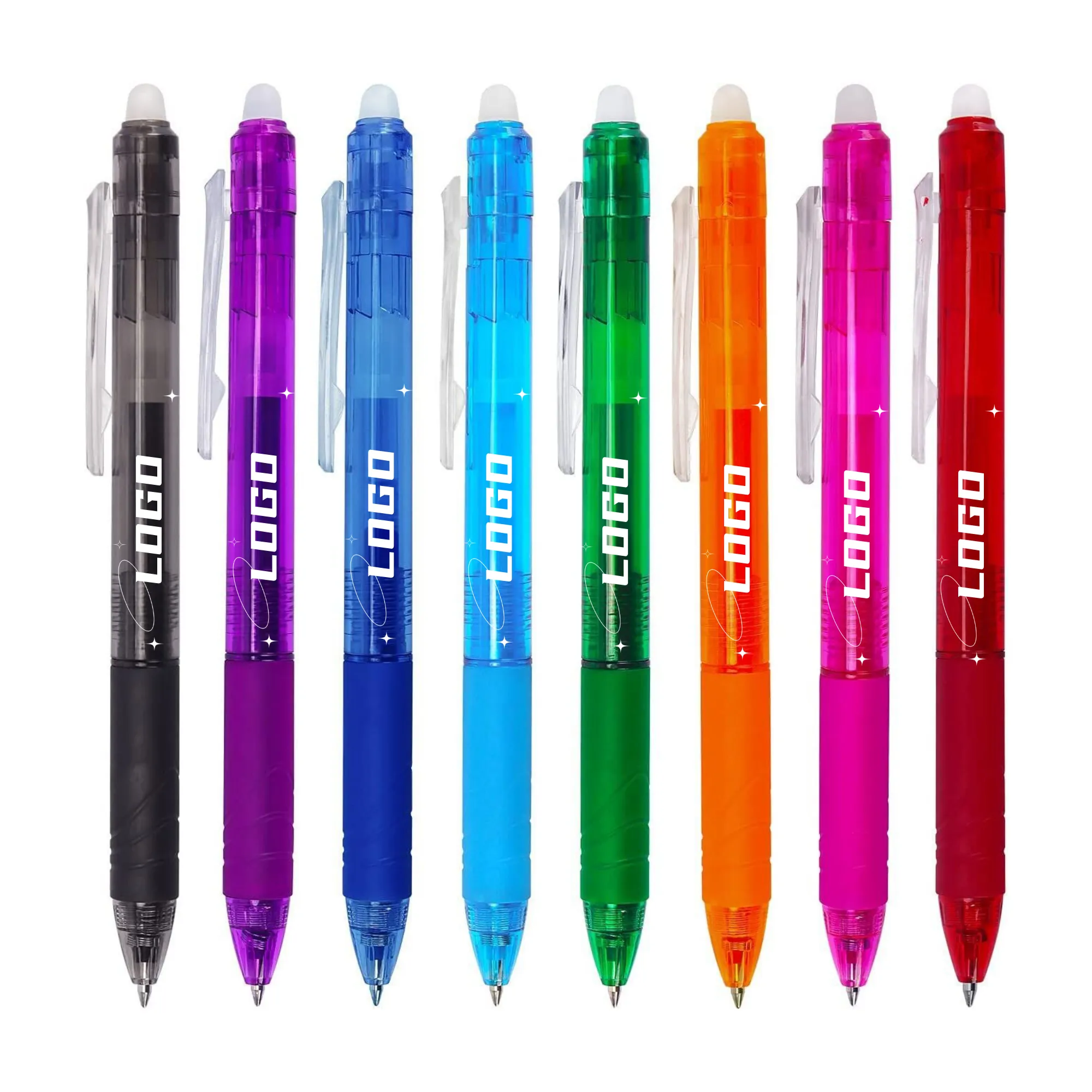 Erasable Colorful Ballpoint Pen With Color Ink And Eraser 6