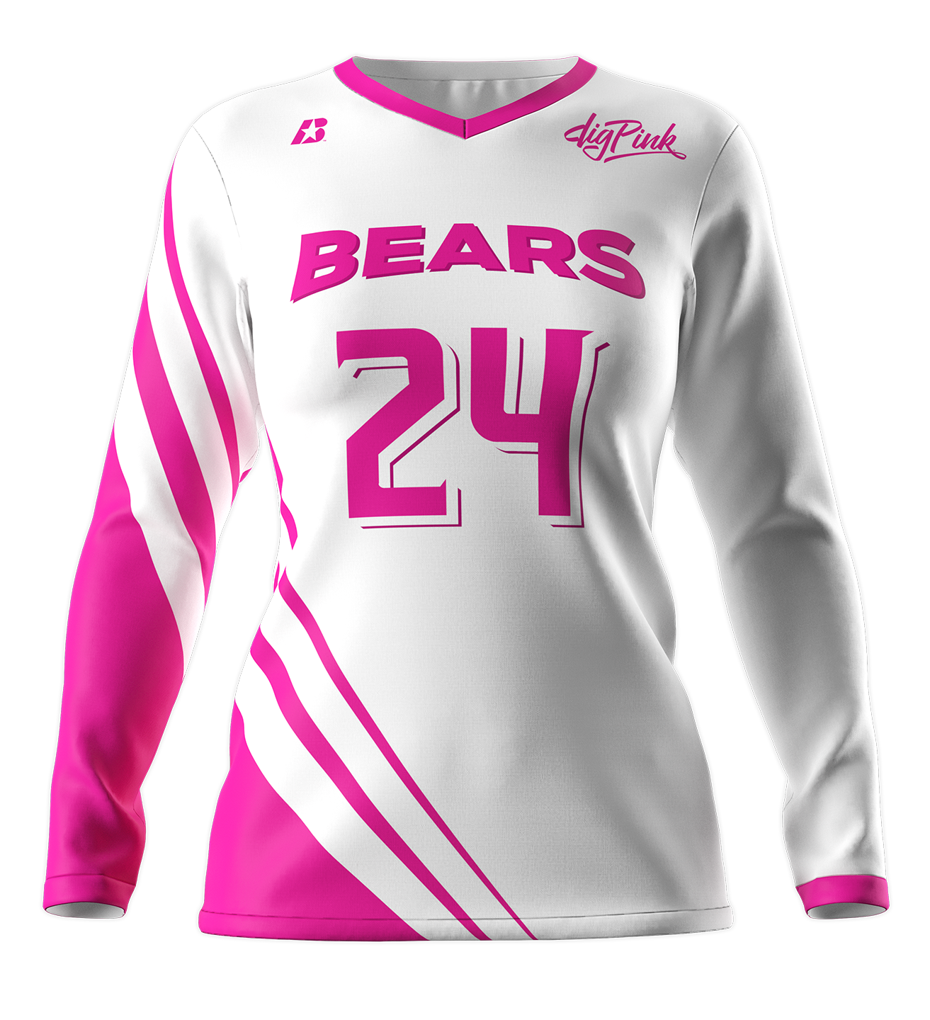 Jersey, Volleyball Long Sleeve, Women's 38