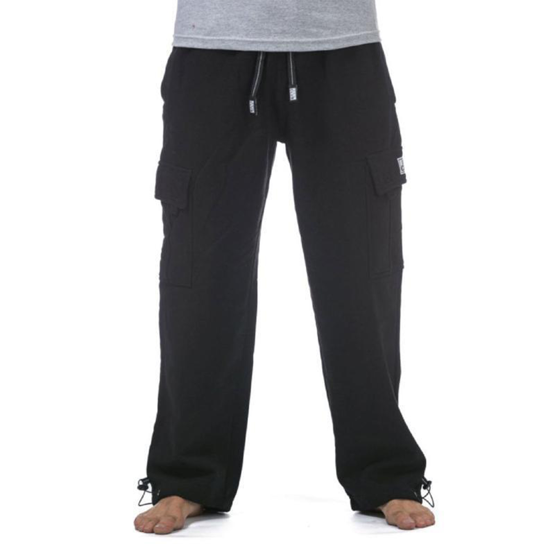 Men Heavyweight Fleece Cargo Pants 34
