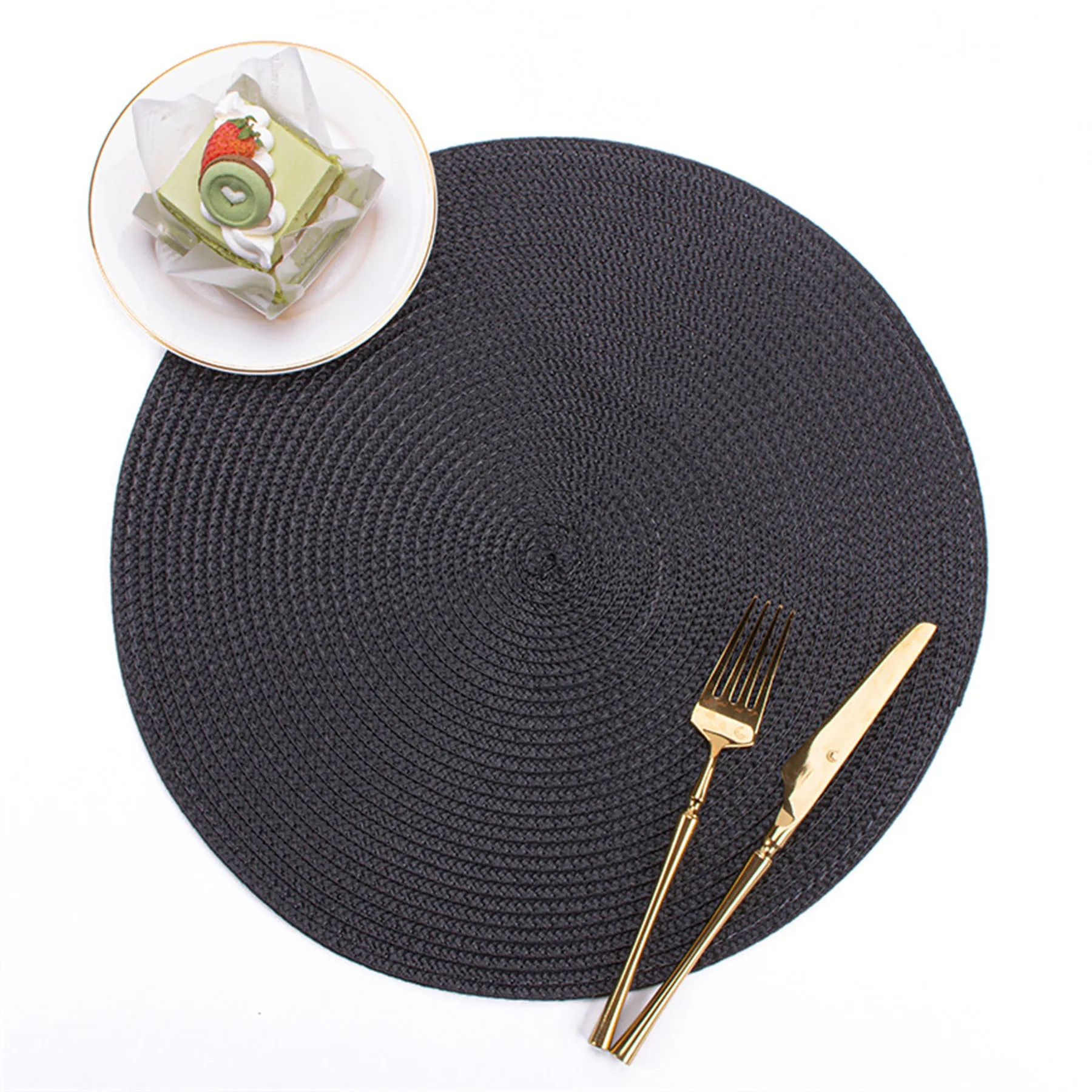 Round Hand Woven Place Mat 28