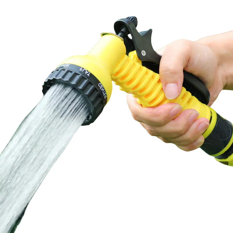 Water Spray Gun With Hose Pipe And Fittings Set 13
