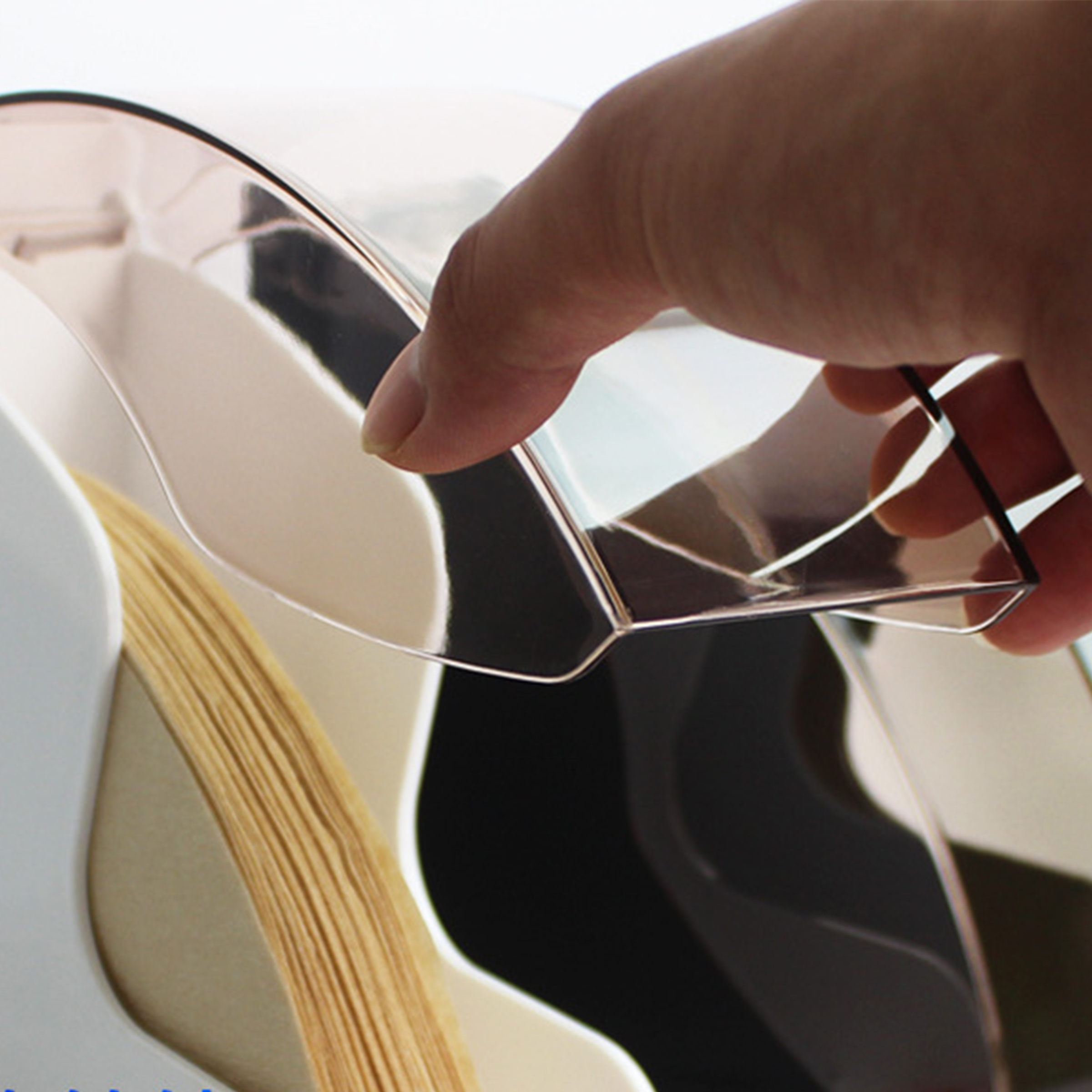 Plastic Fan Shaped Coffee Filter Box 7
