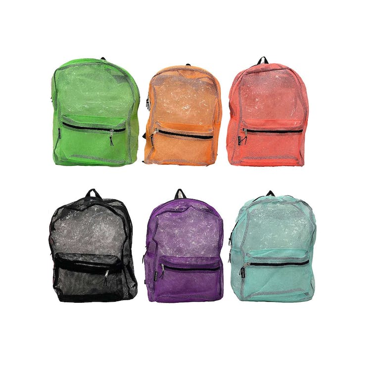 17" Mesh Backpacks - 6 Neon Colors 3