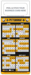 Baseball Schedule Magnet - Peel and Stick Business Card (3.5x9)