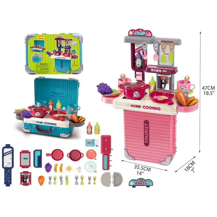 Home Cooking 3-in-1 Kitchen Playset with Accessories 3