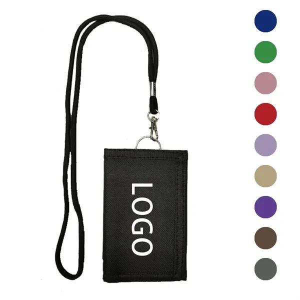 Wallet With Lanyard And Card Slots