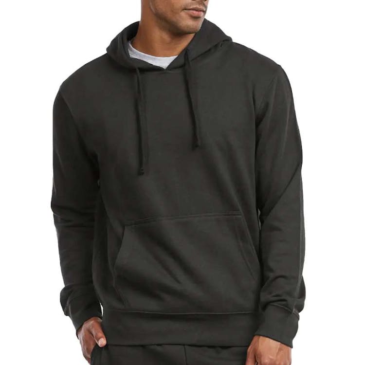 Men's Fleece Hoodies - Black Medium, custom hoodie or sweatshirt with logo imprint 3