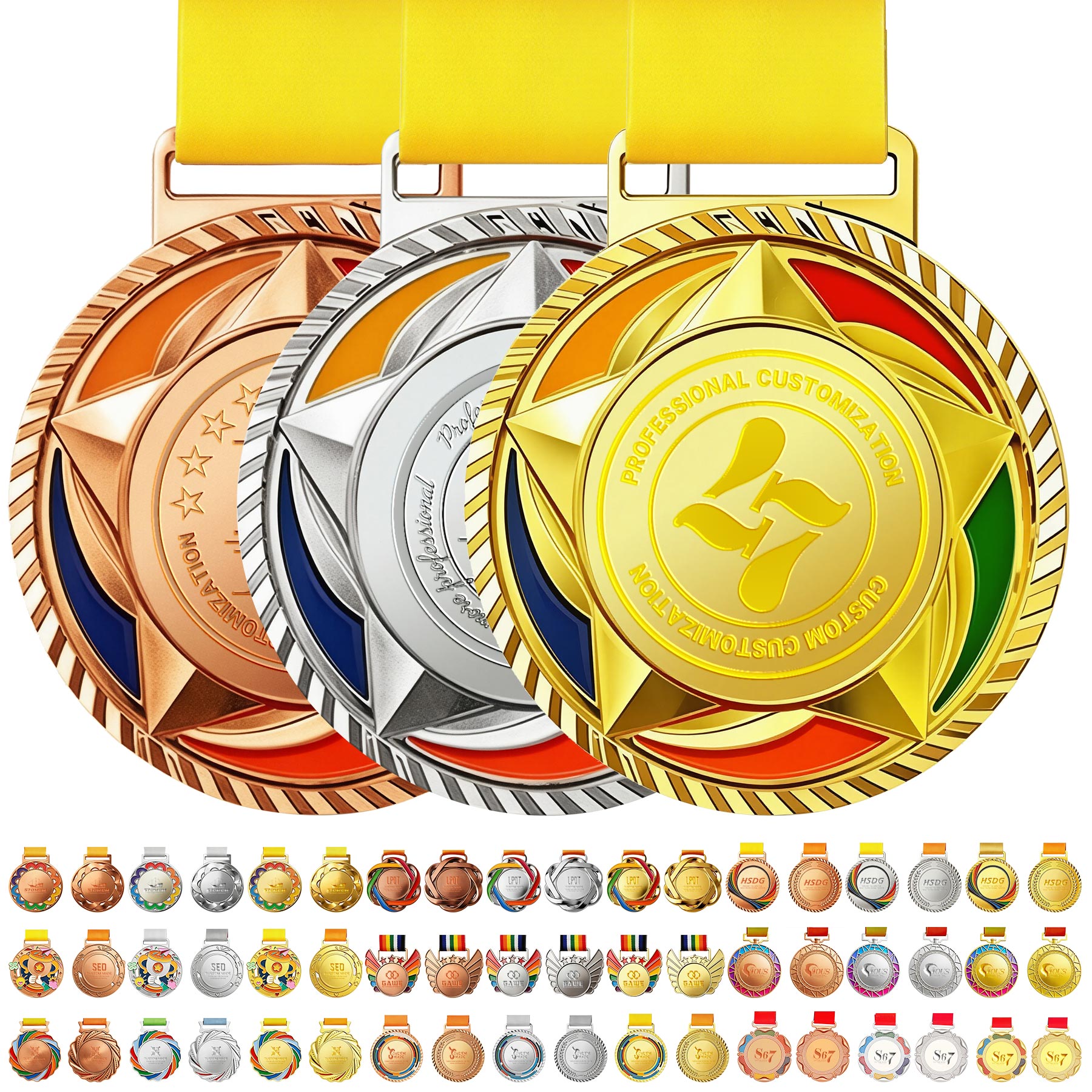 Single-sided Pizza Medal