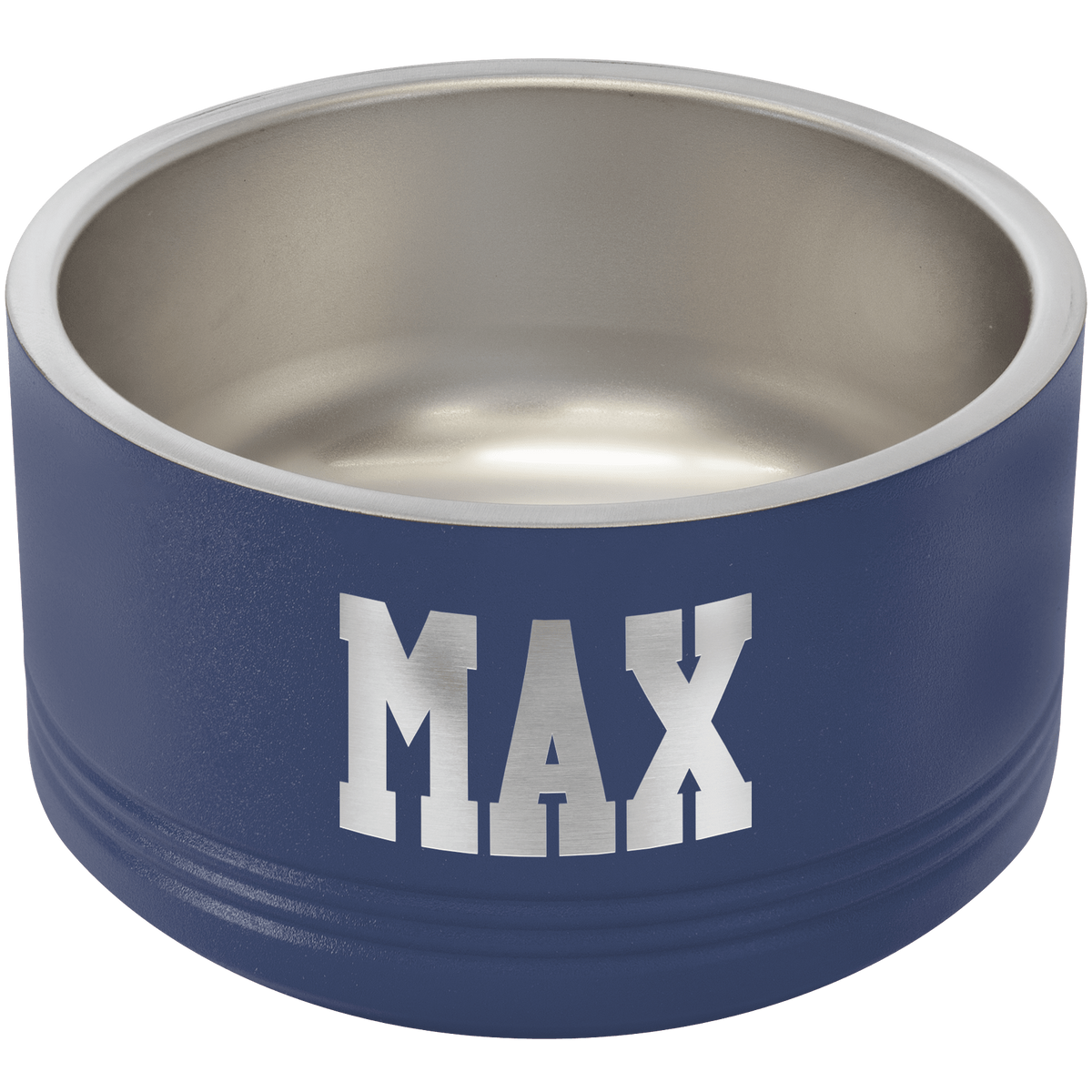 Polar Camel 18 oz. Small Navy Blue Pet Bowl 3