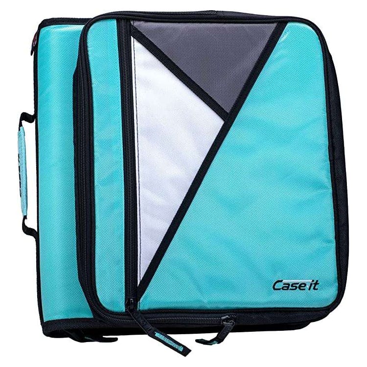 Case-It Universal Zipper Binders - Spearmint 2" 3