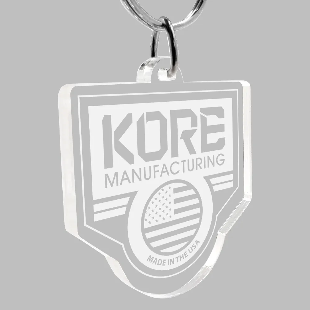 1/4" Custom Laser Etched Keychain 17