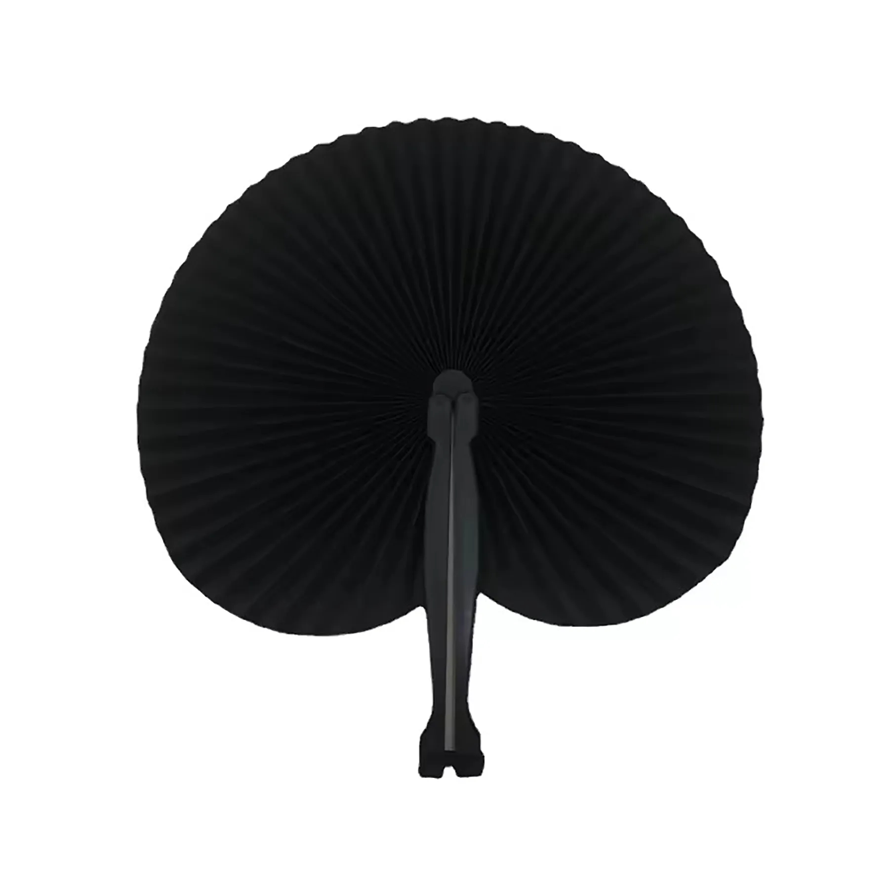 Paper Hand Fans Round Colorful 28