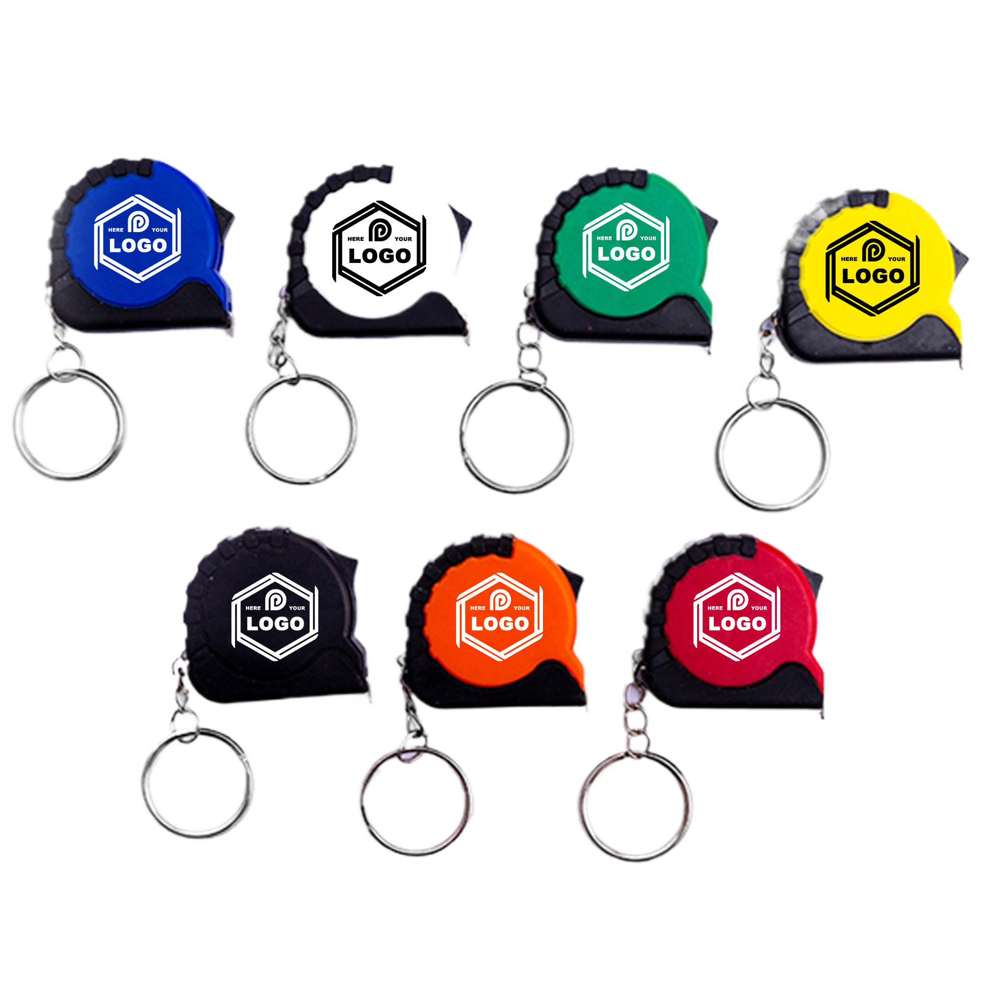 1m Mini Tape Measure with Keychain