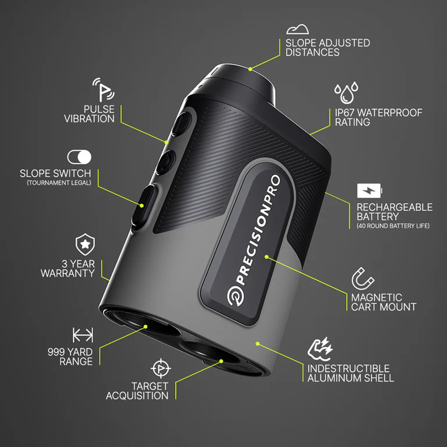 Precision Pro Titan Slope Rangefinder 12