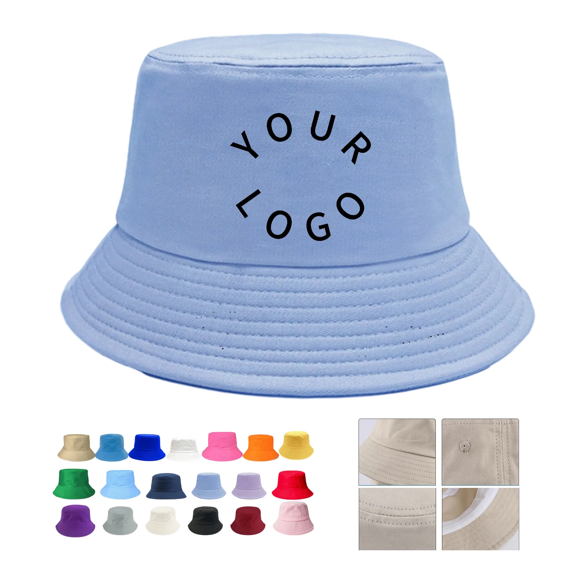 Bucket Hat Cotton Brim