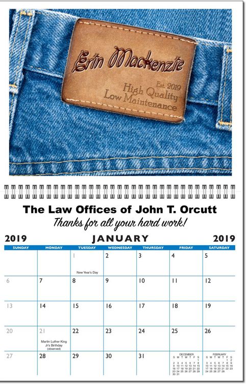 Personalized Name Calendars | Product Catalog | American Calendar