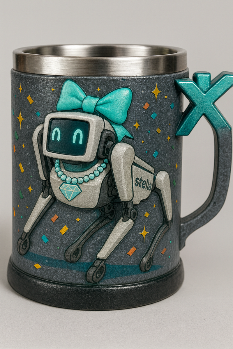 EpicMug Customizable Resin Molded Exterior Mug - Stainless Steel 450ML 1