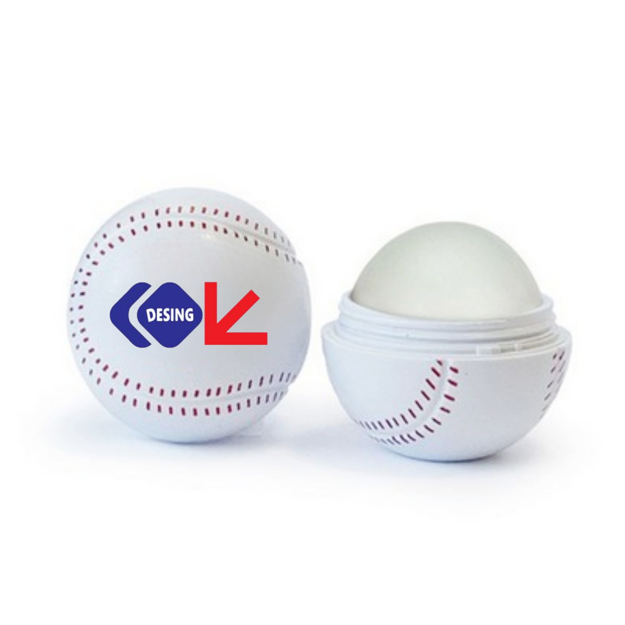 Baseball Lip Moisturizer Container 3