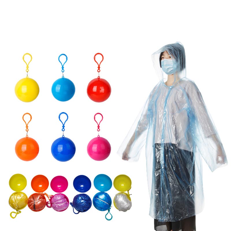 Poncho Ball Key Chain