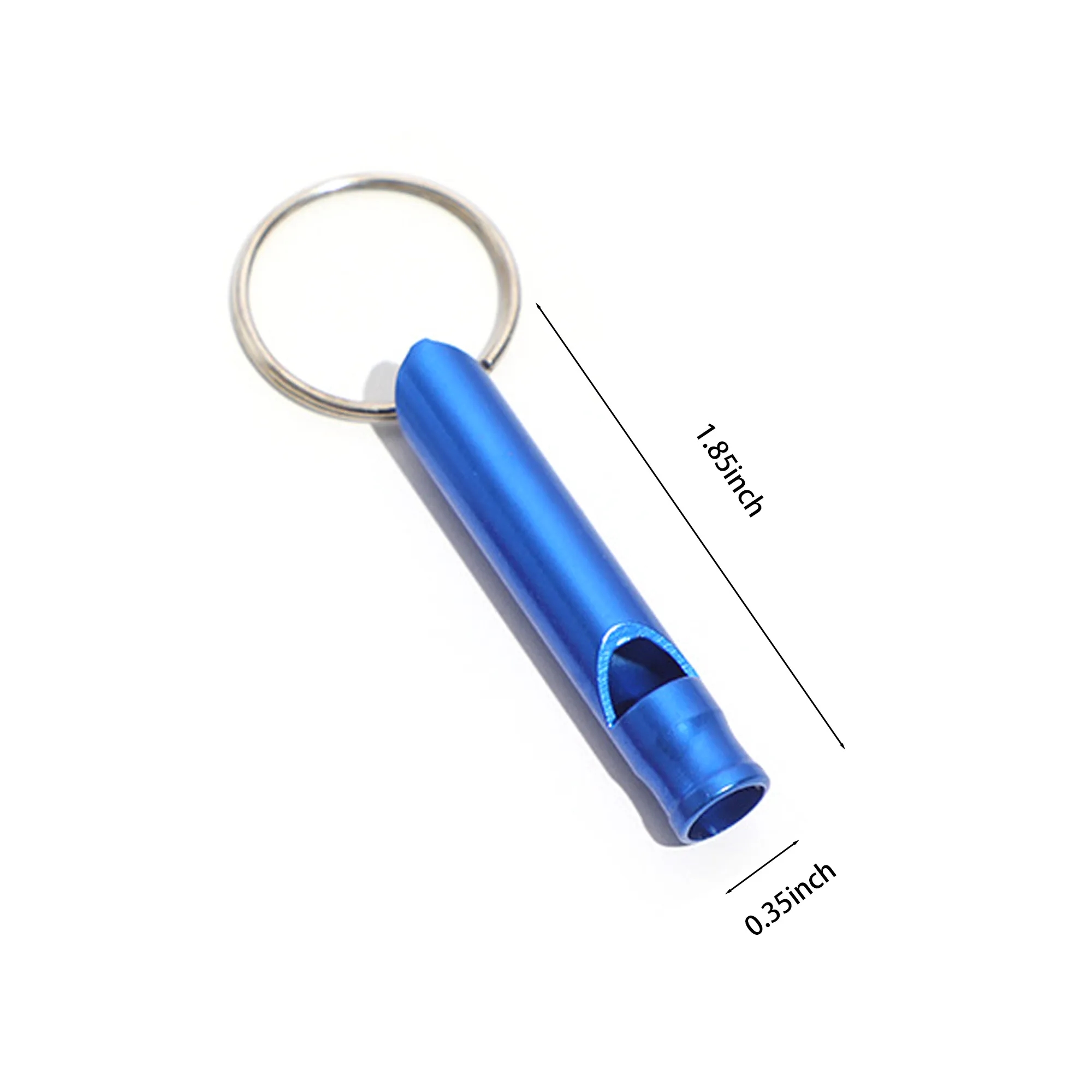 Sharp Loud Outdoor survival metal Mini Whistle MOQ 100PCS 6