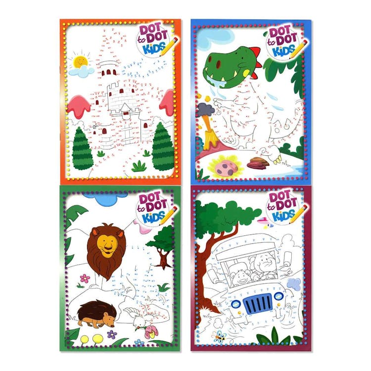 Dot To Dot Kids Books - Assorted Themes 3