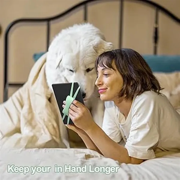 Ergonomic Silicone Hand Strap Holder For Reading In Bed 5