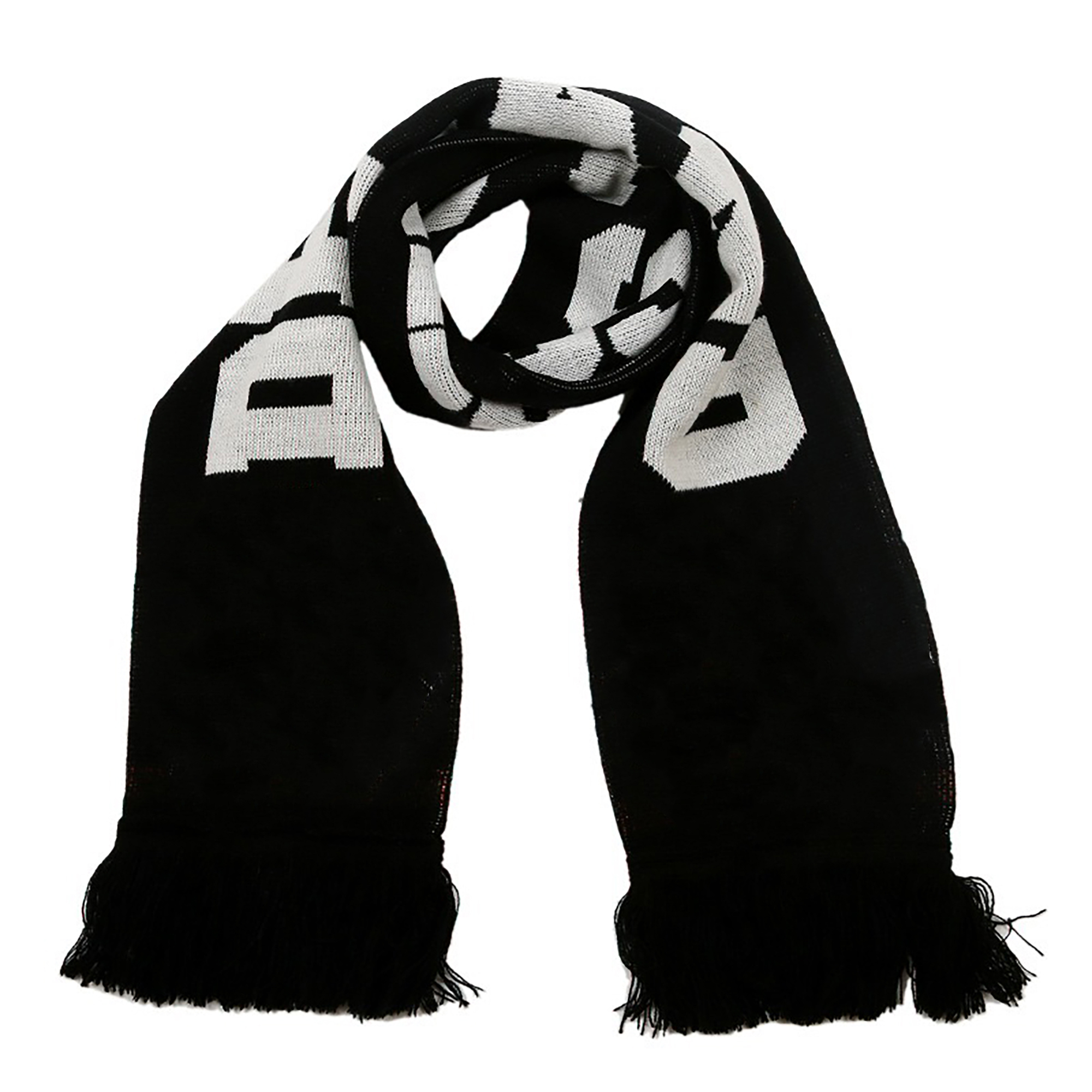 Double-Sided Knit Acrylic Scarf with Custom Design 12