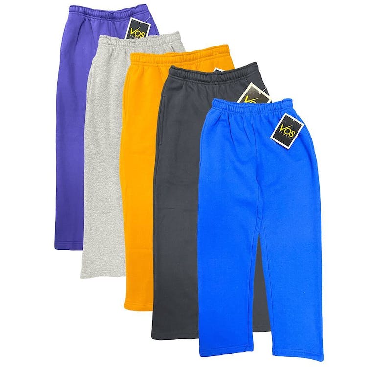 Boys' Sweatpants - Size 18 Open Leg Assorted Colors 3