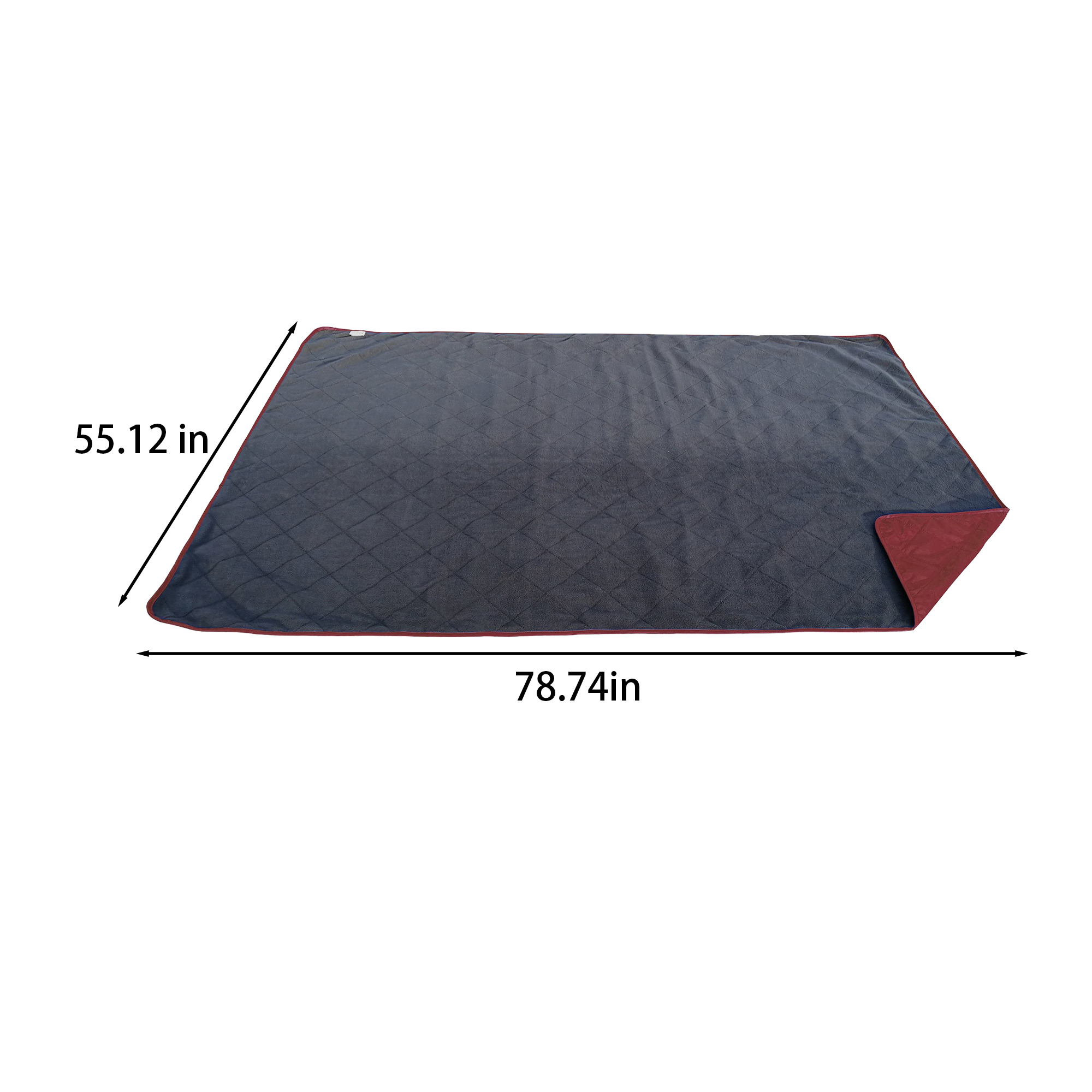Outdoor Waterproof Fleece Polyester Camping Blanket 16