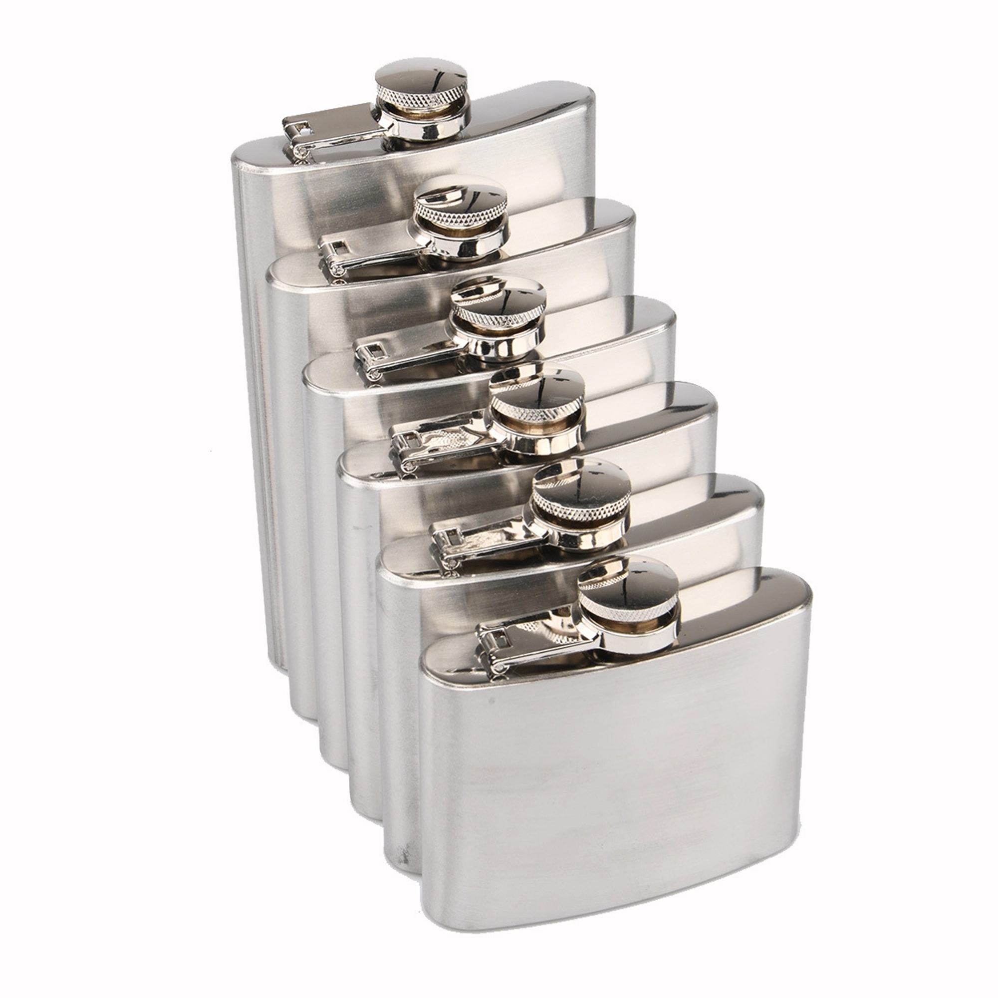 4oz Stainless Steel Flask MOQ 50PCS, custom water bottle with logo imprint 10