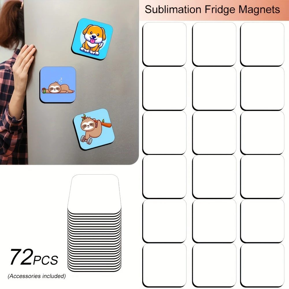 Heat Transfer DIY Magnetic Refrigerator Sticker