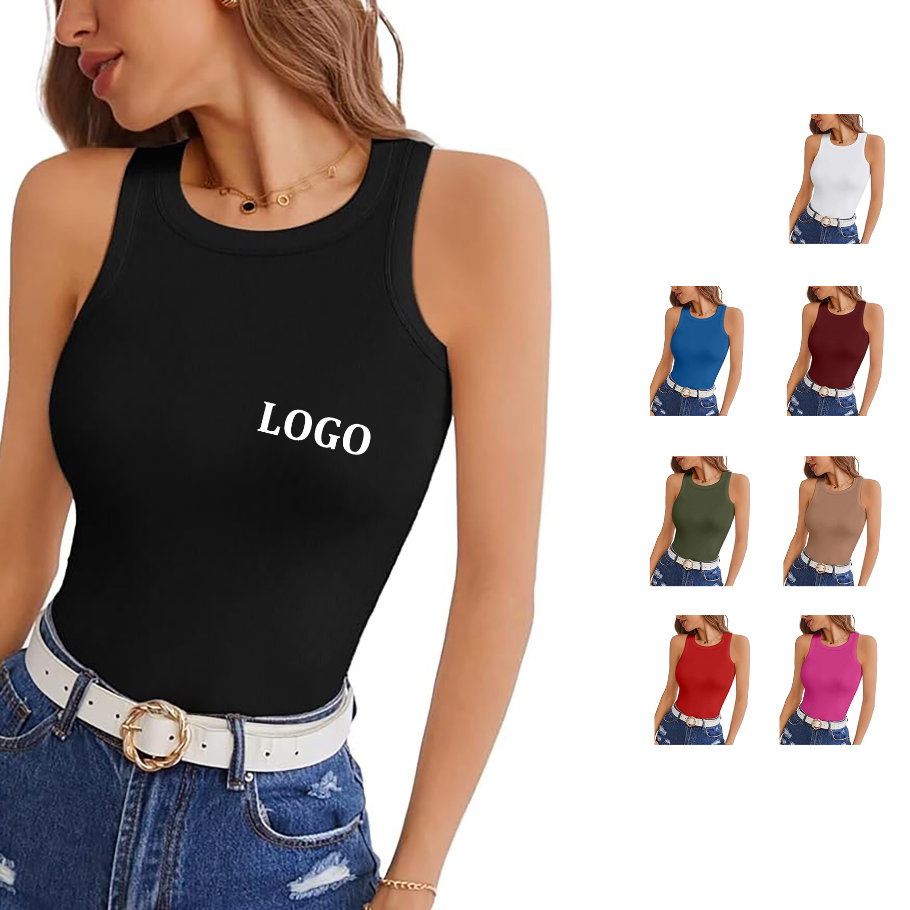 Women's Sleeveless Slim vest 21