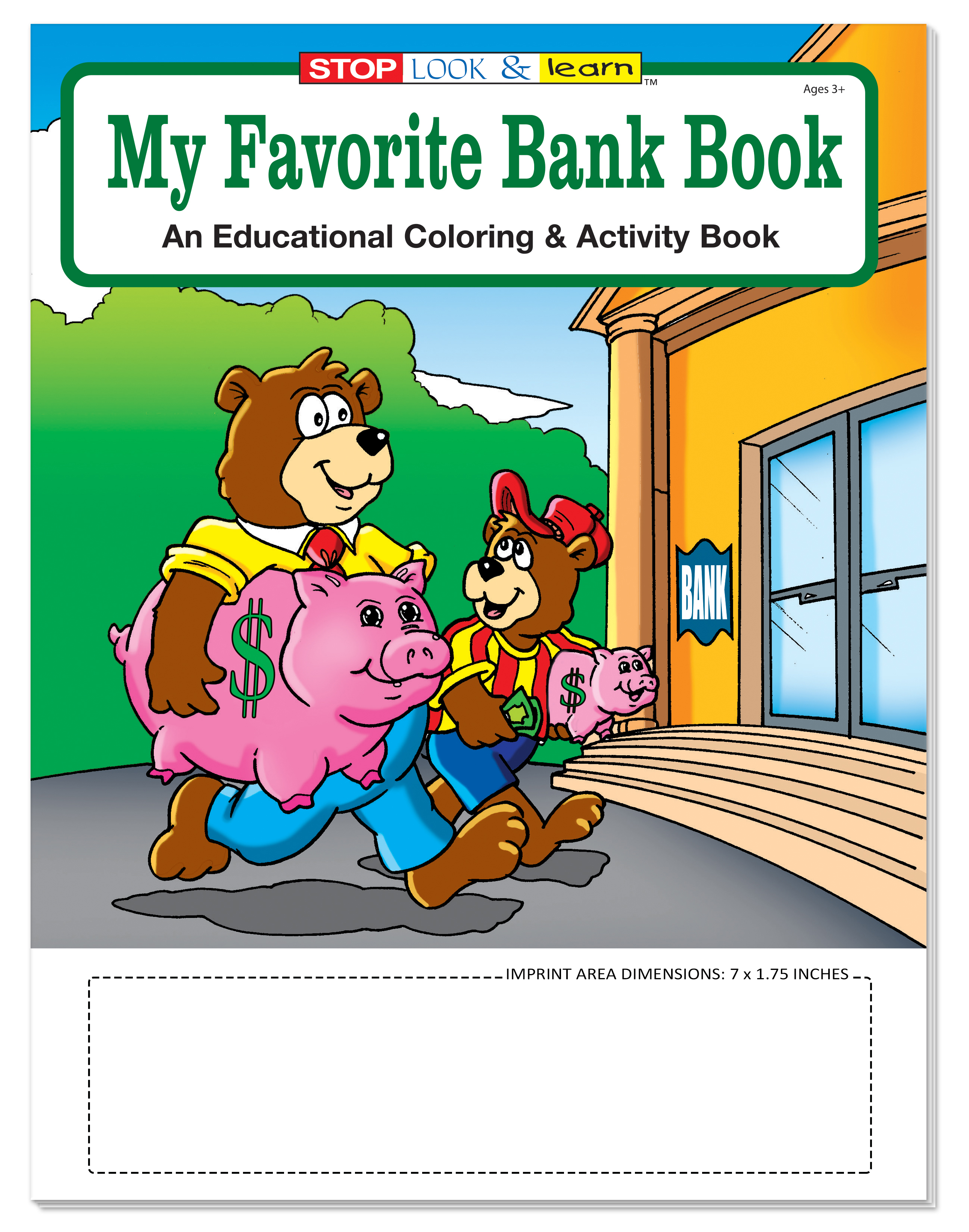 COLORING BOOK - My Favorite Bank Coloring & Activity Book 10