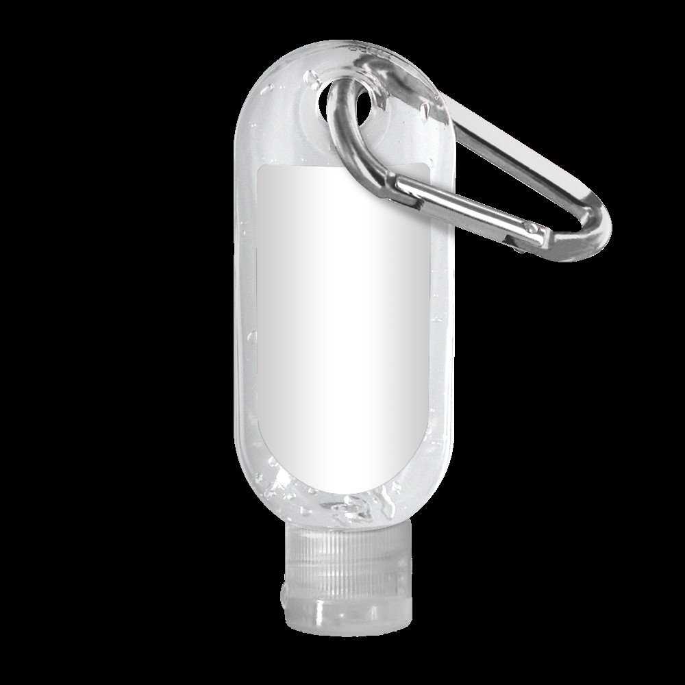 1.9 oz. Clear Hand Sanitizer with Carabiner