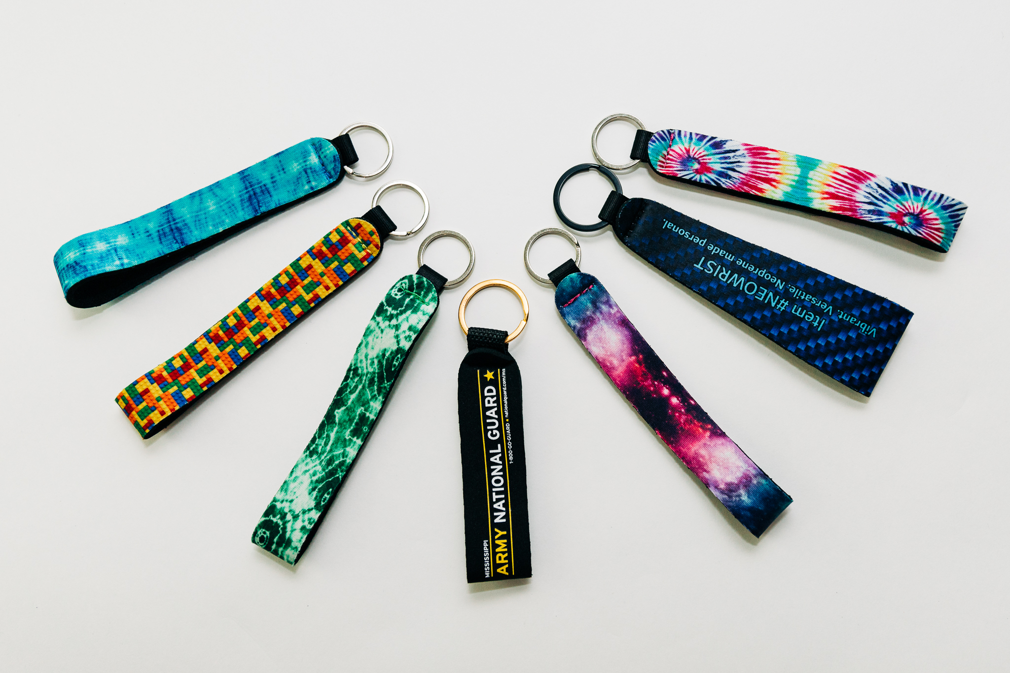 NeoWrist Neoprene Wristband Keyring 12