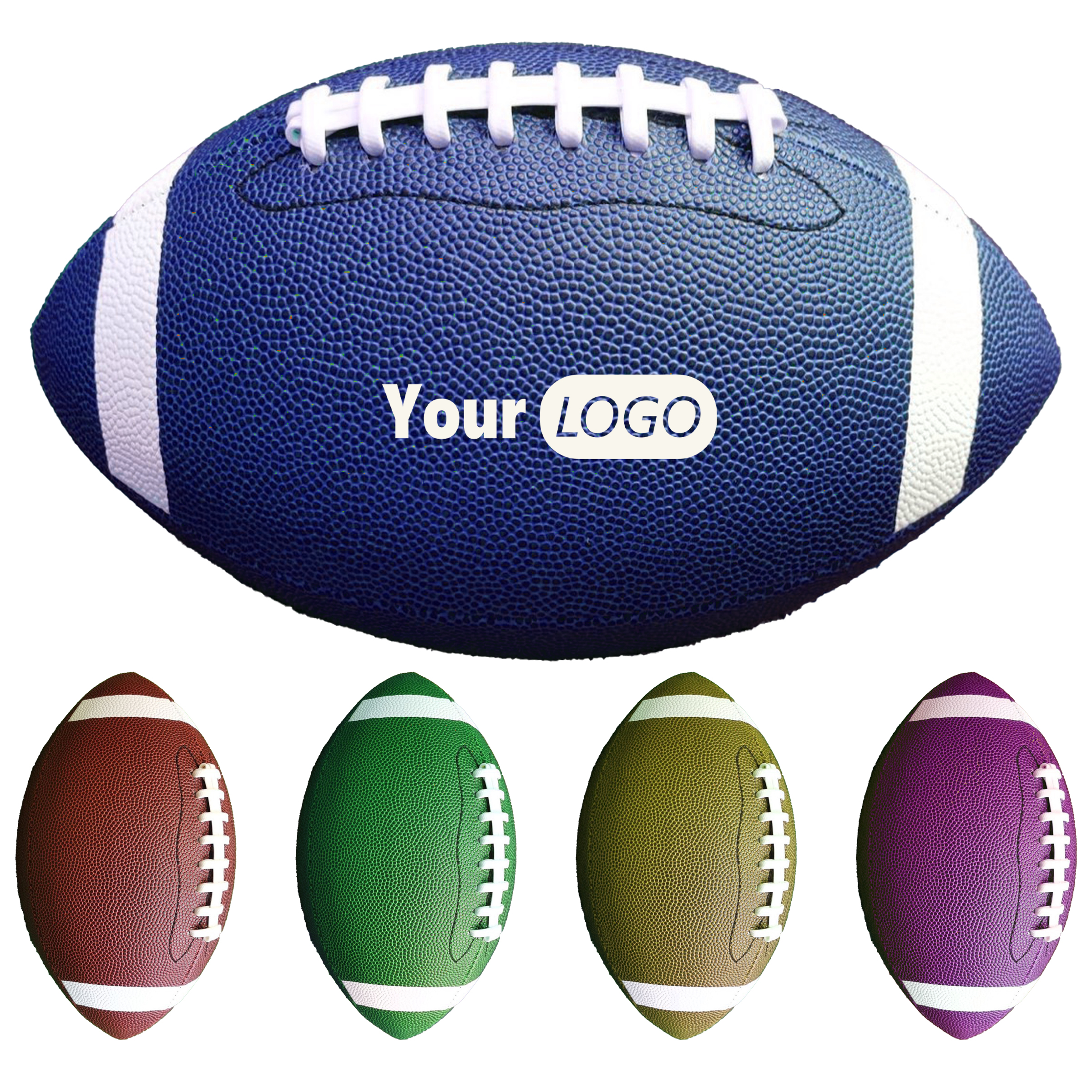 Pu Durable Custom Logo Football For Team Spirit And Branding 3