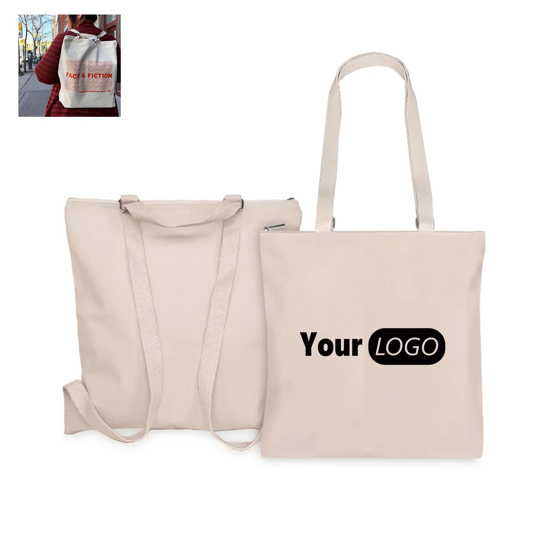 Canvas Backpack/Tote
