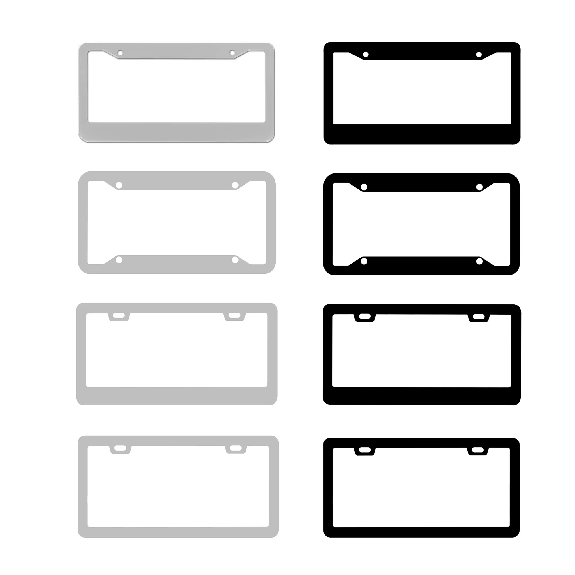 Custom Aluminum License Plate Frame 6