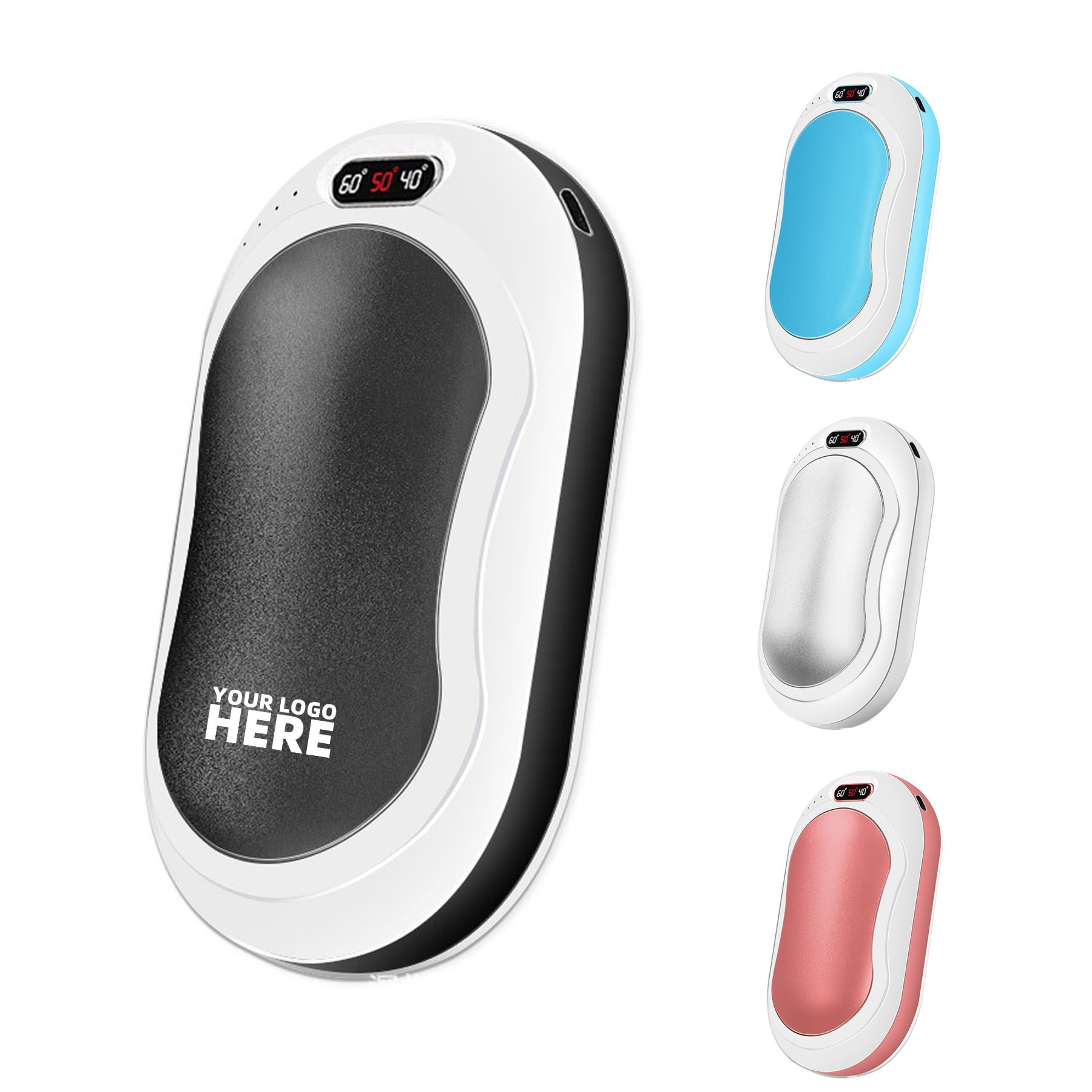 4" 1 USB Rechargeable Hand Warmer Power Bank