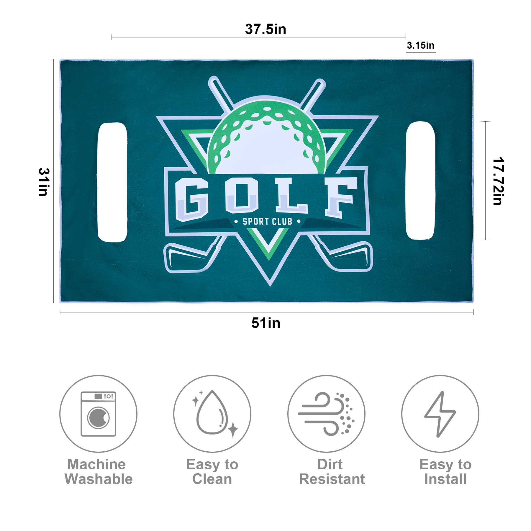 Custom Golf Cart Seat Cover 15